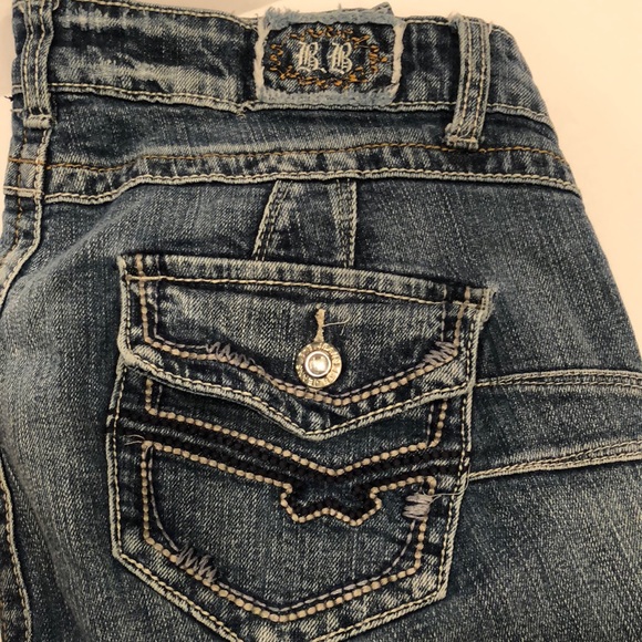 🔥 WOMENS B.B. JEANS, LIGHT WASH US SIZE 7 - Picture 2 of 8
